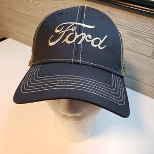 Ford Baseball Hat with Camo Mesh Back by Infinity Headwear Embroidered